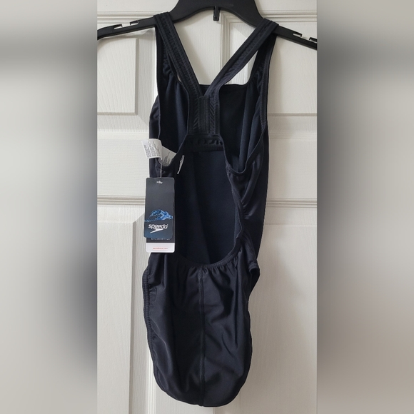 Women's Speedo Training Soild Super Proback Onepiece ProLT Black 8/34 NEW - Picture 3 of 7